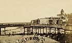 Entertainers on Beach [Albumin Print]